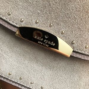 Taupe Kate spade satchel